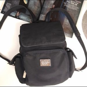 Vintage DKNY Backpack Purse (Black)